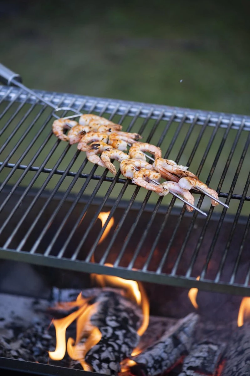 Barbecue D'extérieur Mustang Barbecue Patagonia Réglable En Hauteur - Zwart - Barbecue D'extérieur - Barbecue à Charbon - 39,8 Kg 3 Barbecue D'extérieur Mustang Barbecue Patagonia Réglable En Hauteur - Zwart - Barbecue D'extérieur - Barbecue à Charbon - 39,8 Kg – Image 3