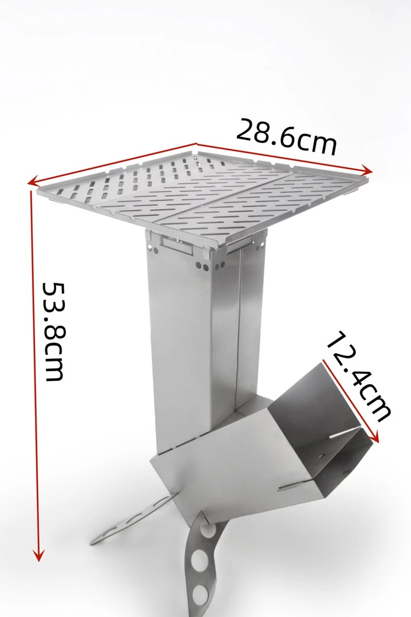 Barbecue à Charbon De Bois Pour Poêle à Fusée De Camping, Gril Pliant Portable, Gril Pliant, Gril De Camping, Jardin, Fête, BBQ, Acier Inoxydable 3 Barbecue à Charbon De Bois Pour Poêle à Fusée De Camping, Gril Pliant Portable, Gril Pliant, Gril De Camping, Jardin, Fête, BBQ, Acier Inoxydable – Image 3