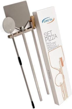 Ensemble D'accessoires Pour Pizza - Pelle à Pizza - Brosse à Four - GMG - PIZ-SET