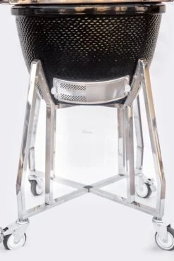 Kamado Medium Landmann Ø 45,7 Cm 18 Pouces Zwart - Avec Roulettes - Avec Thermomètre - Avec Grille De Ventilation - Barbecue Kamado - Barbecue En Céramique - Kamado Large -Grill Feu Maison 800x1200 2