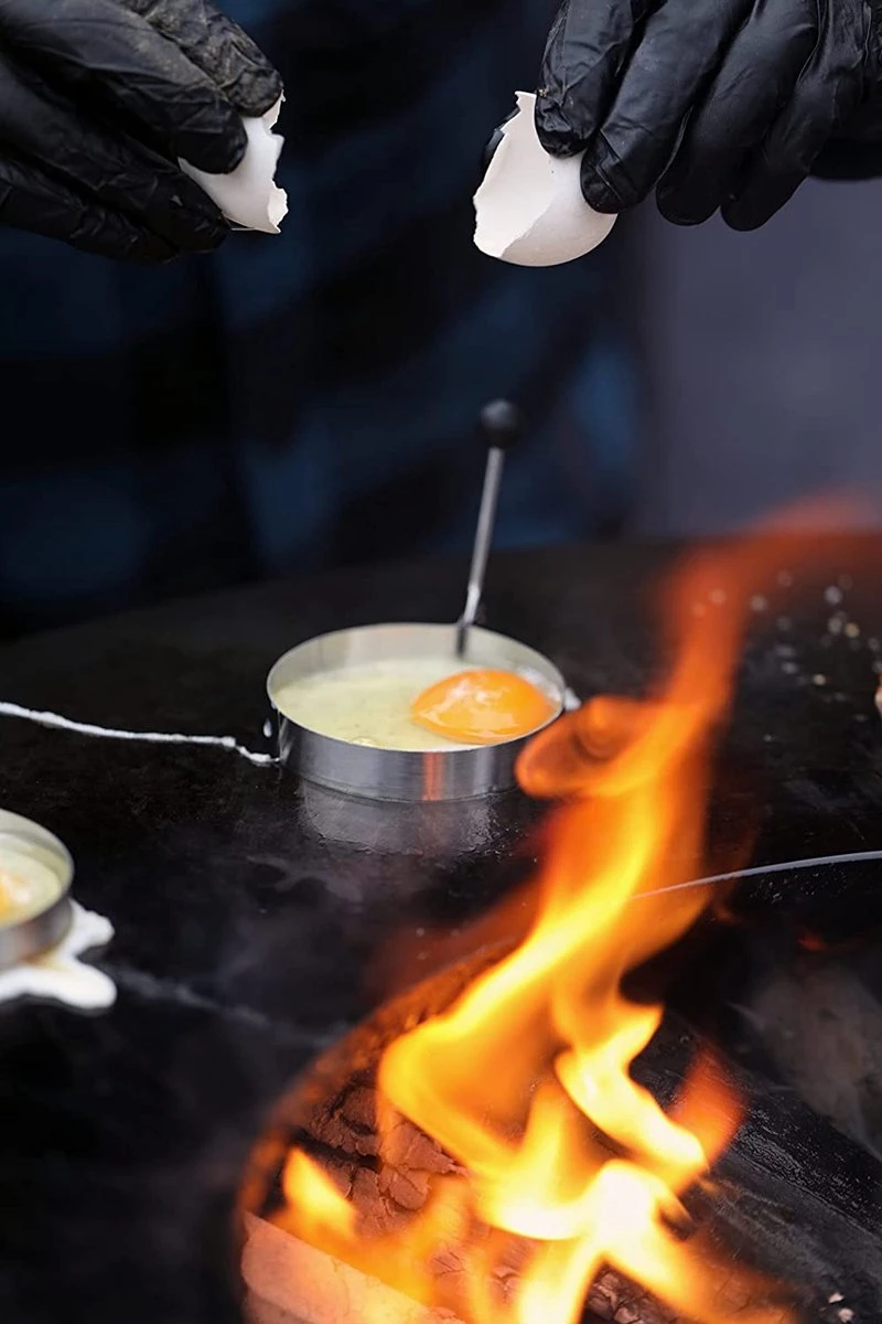 BBQ-Toro Teppanyaki Barbecue Accessoires Ensemble De 9 Pièces Avec Spatule à Bulles De Chaleur Pinces à Grill Bouteilles De Pulvérisation Formes D'Oeufs Grill Outils 4 BBQ-Toro Teppanyaki Barbecue Accessoires Ensemble De 9 Pièces Avec Spatule à Bulles De Chaleur Pinces à Grill Bouteilles De Pulvérisation Formes D'Oeufs Grill Outils – Image 4