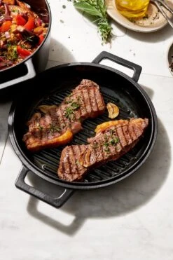 Boretti Solido 26 Cm Avec Couvercle Grill En Fonte - Tous Feux -Grill Feu Maison 800x1200 29