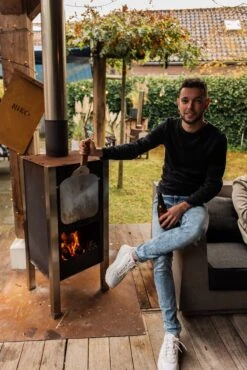 Four à Pizza Outdoor NIKO Design - Plaque De Recouvrement Avant -Grill Feu Maison 801x1200 3