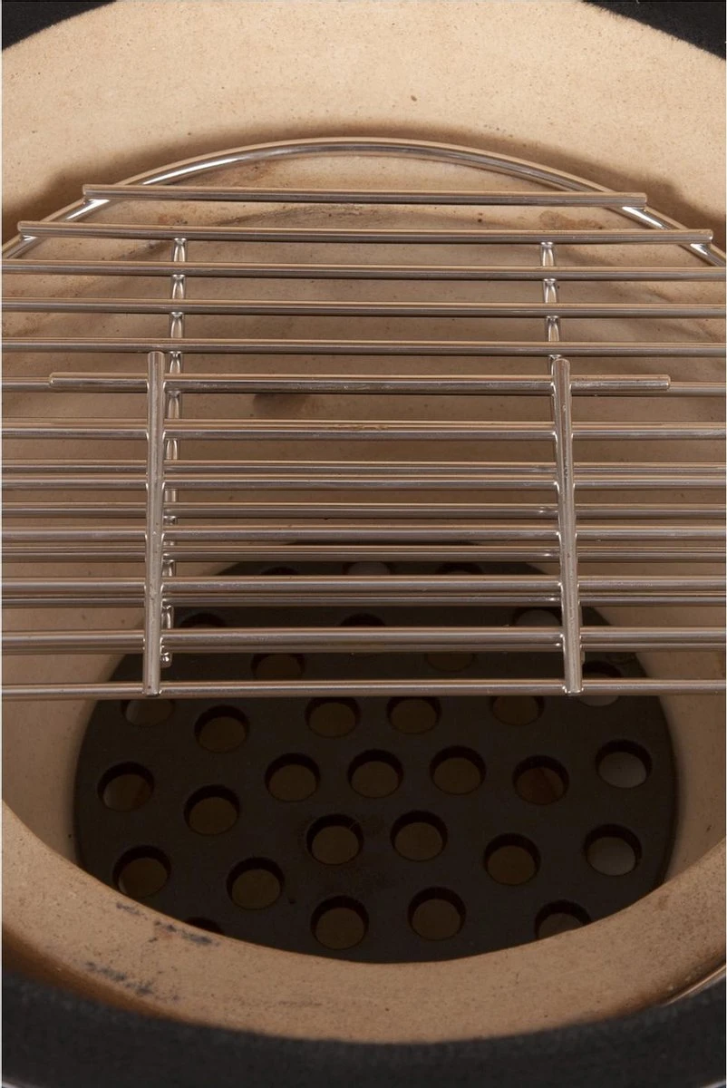 Patton - Kamado 16 - Premium Black - Barbecue En Céramique - Avec Indicateur De Température à Cœur Bluetooth - éclairage LED - Moyen - Complet - Noir 5 Patton - Kamado 16 - Premium Black - Barbecue En Céramique - Avec Indicateur De Température à Cœur Bluetooth - éclairage LED - Moyen - Complet - Noir – Image 5