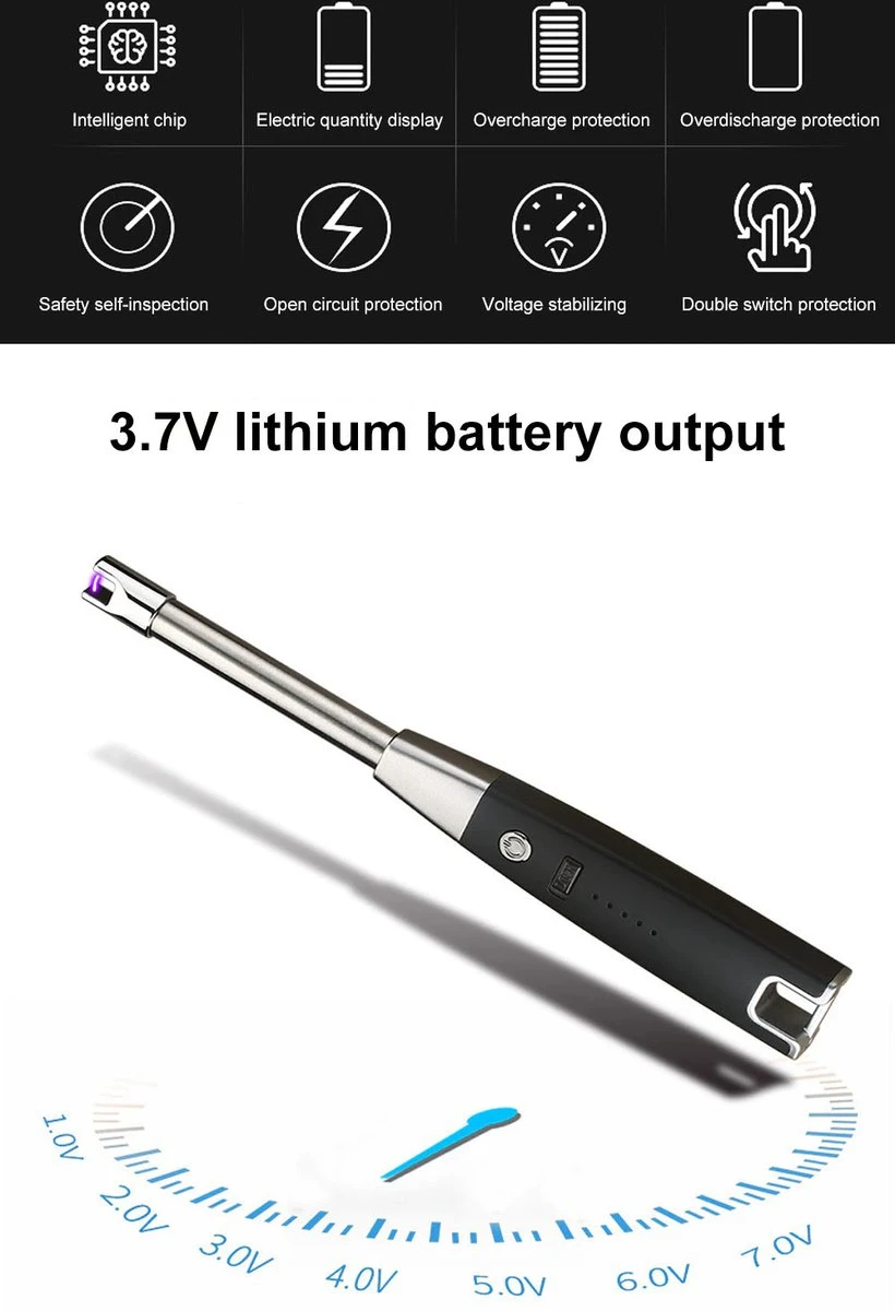 PLASMA - Briquet Plasma - Briquet Plasma USB Rechargeable - Briquet électrique - Briquet Arc - Wit 4 PLASMA - Briquet Plasma - Briquet Plasma USB Rechargeable - Briquet électrique - Briquet Arc - Wit – Image 4