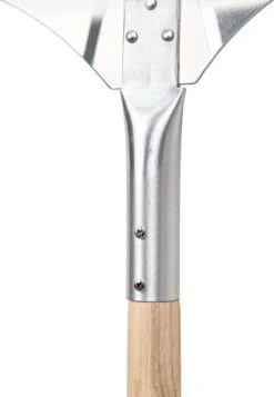 Pelle à Pizza Decopatent® - Pelle à Pizza Carrée Avec Long Manche En Bois (80cm) - Spatule à Pizza Bois / Acier Inoxydable Métal - CARRÉ -Grill Feu Maison 831x1200 3