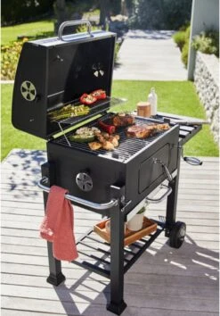 BBQ KING - Barbecue à Charbon De Bois - BBQ - GRILL - Avec Couvercle - Contrôle De La Température Avec 4 Positions De Ventilation - Grillage Indirect 8 BBQ KING - Barbecue à Charbon De Bois - BBQ - GRILL - Avec Couvercle - Contrôle De La Température Avec 4 Positions De Ventilation - Grillage Indirect -Grill Feu Maison 838x1200