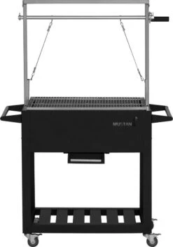 Barbecue D'extérieur Mustang Barbecue Patagonia Réglable En Hauteur - Zwart - Barbecue D'extérieur - Barbecue à Charbon - 39,8 Kg