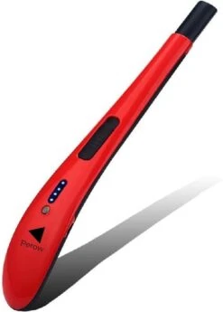 Briquet électrique Long Rechargeable - Rouge - Briquet Plasma Durable - Comprend Une Boîte-cadeau - Barbecue - Bougies -Grill Feu Maison 860x1200 2