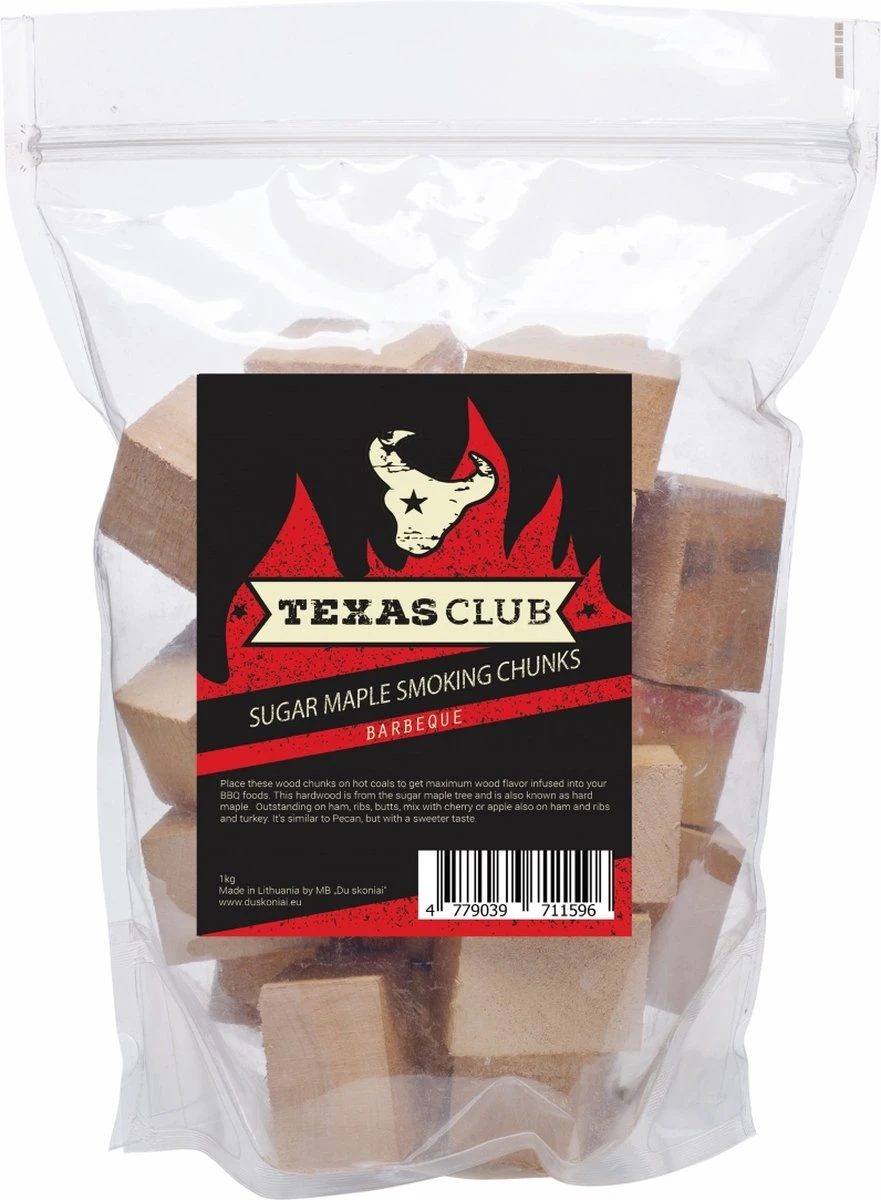 Kamado Bono Texas Club - Cubes De Fumée - Esdoorn à Sucre - 1 Kg 2 Kamado Bono Texas Club - Cubes De Fumée - Esdoorn à Sucre - 1 Kg – Image 2
