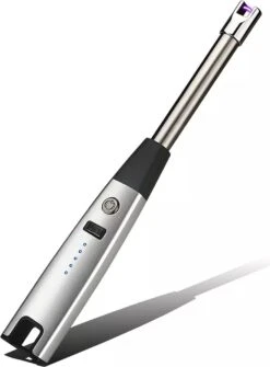 PLASMA - Briquet Plasma - Briquet Plasma USB Rechargeable - Briquet électrique - Briquet Arc - Wit