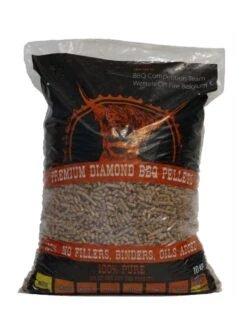 BBQr's PREMIUM DIAMAND APPLE GRILL & BBQ PELLETS 10 Kg Pour Barbecue à Pellets, Fumoir Et Four à Pizza