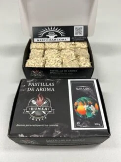 Best Charcoal - Pastilles De Aroma - Smoke Wood Orange - 15 Pièces