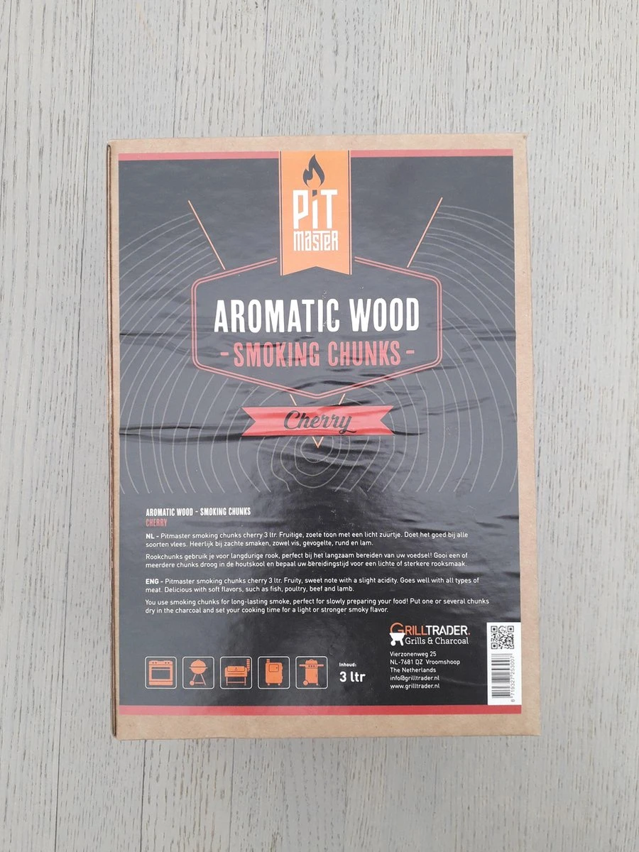 Pit Master Wood Aromatique Smoking Morceaux Cherry 1 Pit Master Wood Aromatique Smoking Morceaux Cherry