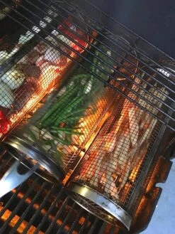 Grilles De Barbecue Avalare - Barbecue - Acier Inoxydable - Réutilisable - Accessoires De Barbecue - Couvercle Refermable - Grijs -Grill Feu Maison 900x1200 27