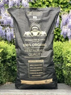 Charbon Quebracho Blanco 15 Kg «Bestcharcoal» RESTAURANT QUALITÉ. LA QUALITÉ DE RESTAURANT EST SUPÉRIEURE À LA QUALITÉ PREMIUM