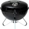 Barbecue De Table Big Jeff - Ø 37 X 40 Cm - Zwart - Couvercle Avec Grille De Ventilation Inclus - Taille Pratique Pour Poser Sur La Table - Délicieux Barbecue Avec Une Grande Facilité - Ce Barbecue A Une Taille Idéale