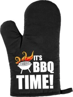 Ensemble De 3 Outils Pour Barbecue/bbq 33 Cm En Acier Inoxydable - Avec Gant De BBQ C'est L'heure Du BBQ ! - Cadeau Papa / Vaderdag -Grill Feu Maison 912x1200 4