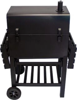 BBQ Grill XL Smoker Jardin - Barbecue à Charbon De Bois De Bois - Y Compris Housse De Pluie - Brosse Métallique - Espace De Rangement Rabattable -Grill Feu Maison 927x1200