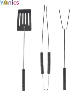 Spatules Pour BBQ YUNICS ® - Accessoires Pour BBQ - Spatules Pour BBQ - Outils Pour BBQ - Barbecue - 3 Pièces