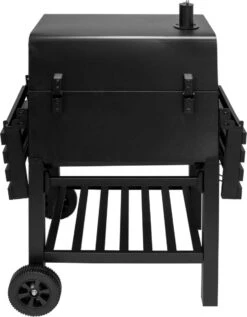 BBQ Grill XL Smoker Jardin - Barbecue à Charbon De Bois De Bois - Y Compris Housse De Pluie - Brosse Métallique - Espace De Rangement Rabattable -Grill Feu Maison 935x1200