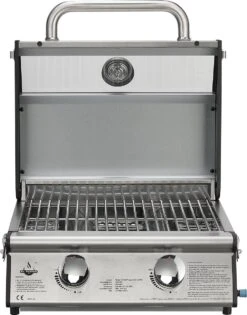 Barbecue à Gaz De Table El Fuego Jesolo - Barbecue Portable - Barbecue De Camping - Acier Inoxydable - Avec Fenêtre De Visualisation - Tuyau De Gaz Inclus -Grill Feu Maison 942x1200