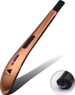 Briquet électrique Long Rechargeable - Or Rose - Briquet Plasma Durable - Boîte Cadeau Incluse - BBQ - Bougies -Grill Feu Maison 953x1200 1