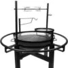 5-in-1 Jardin Grill Avec Rôtissoire - BBQ Rôtisserie - Barbecue Multi Rotisserie - BBQ 5 En 1 - BBQ, Grill, Cheminée, Spit, Pot Grate - Barbecue Rôtisserie - Barbecue Rôtisserie - 120x98