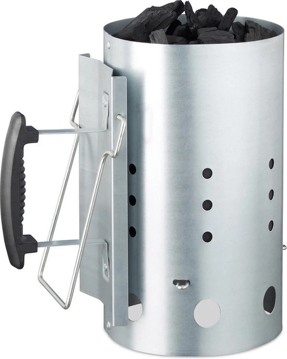 EliteGrill BBQ Starter XL Avec Poignée De Sécurité - Démarreur Au Charbon De Bois 1 EliteGrill BBQ Starter XL Avec Poignée De Sécurité - Démarreur Au Charbon De Bois