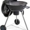NATERIAL - Barbecue à Charbon PHOENIX ALPHA II - 8 Personnes - Ø 57 Cm - H. 97 Cm - Acier émaillé - Zwart - Kogelbarbecue