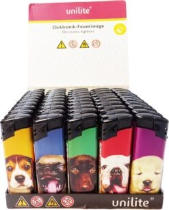 100 Pièces Briquets Rechargeables - Marque Unilite Elektronik Briquet Clic - Avec Impression + 2 Bouteilles De Gaz Gratuites -Grill Feu Maison 968x1200 1