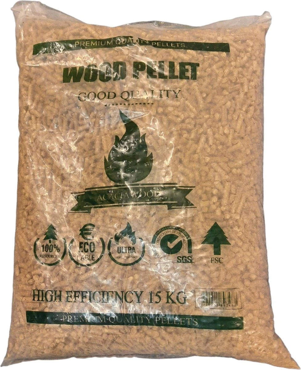 HERMANN PELLET MEISTER - Granulés Pour Poêle à Granulés - 3015KG (3 Palettes) - Granulés De Bois - Granulés De Bois 8mm - Chauffage Granulés De Bois - Classe A1 - Wood D'Acacia 2 HERMANN PELLET MEISTER - Granulés Pour Poêle à Granulés - 3015KG (3 Palettes) - Granulés De Bois - Granulés De Bois 8mm - Chauffage Granulés De Bois - Classe A1 - Wood D'Acacia – Image 2