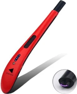 Briquet électrique Long Rechargeable - Rouge - Briquet Plasma Durable - Comprend Une Boîte-cadeau - Barbecue - Bougies -Grill Feu Maison 980x1200 3