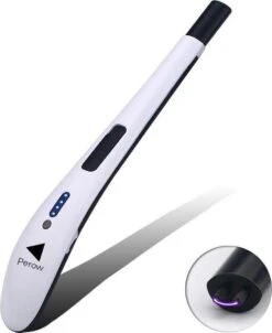 Briquet électrique Long Rechargeable - Blanc - Briquet Plasma Durable - Comprend Une Boîte-cadeau - Barbecue - Bougies -Grill Feu Maison 981x1200 7