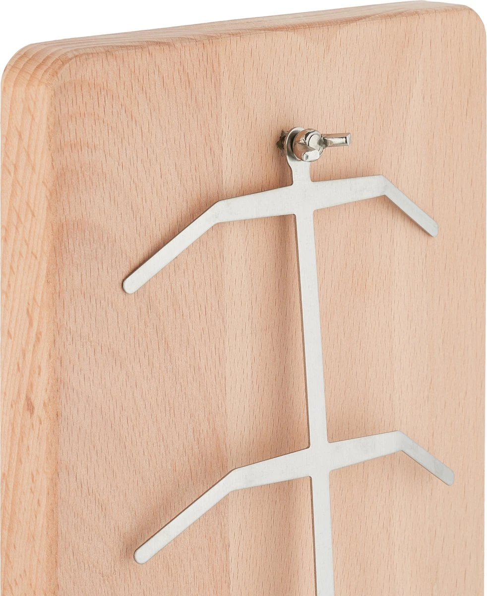 Relaxdays Planche à Fumer Barbecue Saumon - Avec Support - Planche à Saumon Finlandaise - Planche Barbecue - Bois De Hêtre 4 Relaxdays Planche à Fumer Barbecue Saumon - Avec Support - Planche à Saumon Finlandaise - Planche Barbecue - Bois De Hêtre – Image 4