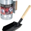 Briquettes Pour BBQ /allume-charbon Avec Manche En Bois 27 Cm - Avec Pelle à Charbon Noir 37 Cm