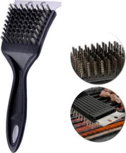 BBQ Clean - Brosse Pour Barbecue Heavy Duty - Brosse De Nettoyage - Brosse Et Grattoir Pour BBQ - De Heble® -Grill Feu Maison 987x1200 5