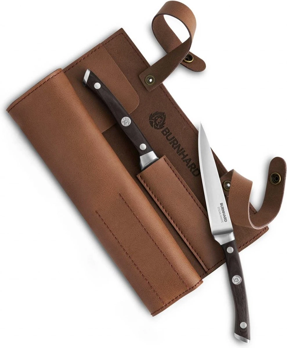 Burnhard Couteau Avec Manche En Bois Pakka Couteaux à Steak 4 Pièces 9 Burnhard Couteau Avec Manche En Bois Pakka Couteaux à Steak 4 Pièces – Image 9